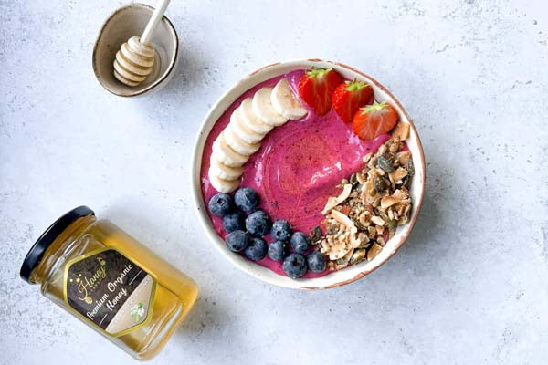 Berry Honey Smoothie Bowl