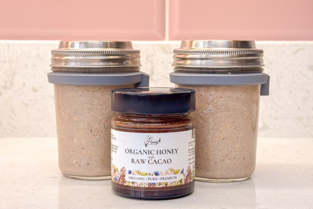 Overnight Oats with Organic Cacao Honey