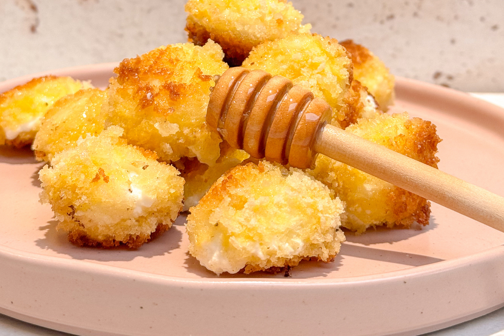 Goat Cheese Bites With Organic Acacia Honey