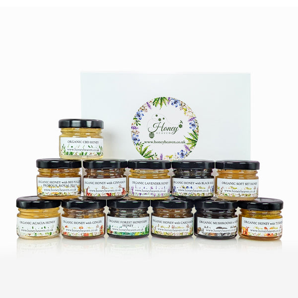 Ultimate Organic Honey Collection Gift Set - 12 x 40g