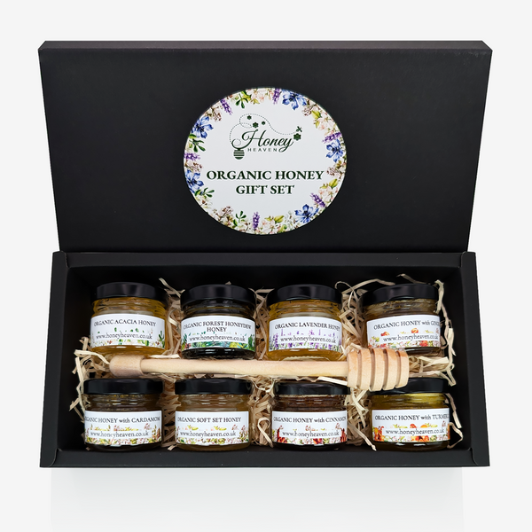 Organic Gourmet Honey Hamper Gift Set - 8 x 40g