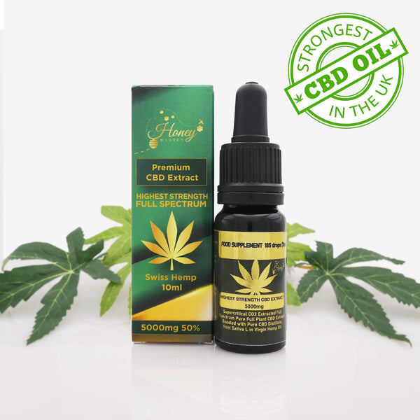 5000 mg CBD oil concentrate UK (50%) by Honey Heaven